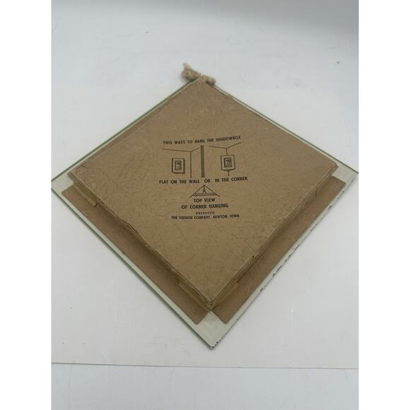 Vtg Religious Jesus Shadow Wall Hanging Sign/Picture Shadow Box 11” - Picture 6 of 7